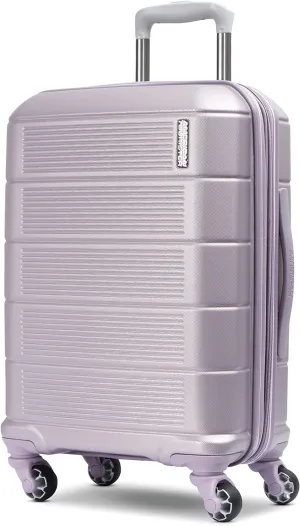 Travel Chic 20 Inch Carry On Purple Spinner Suitcase