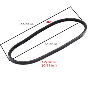 V-Belt | Continental 17661 ~ Dayco 178476 / 17660 | FleetRun FR-ENGN411