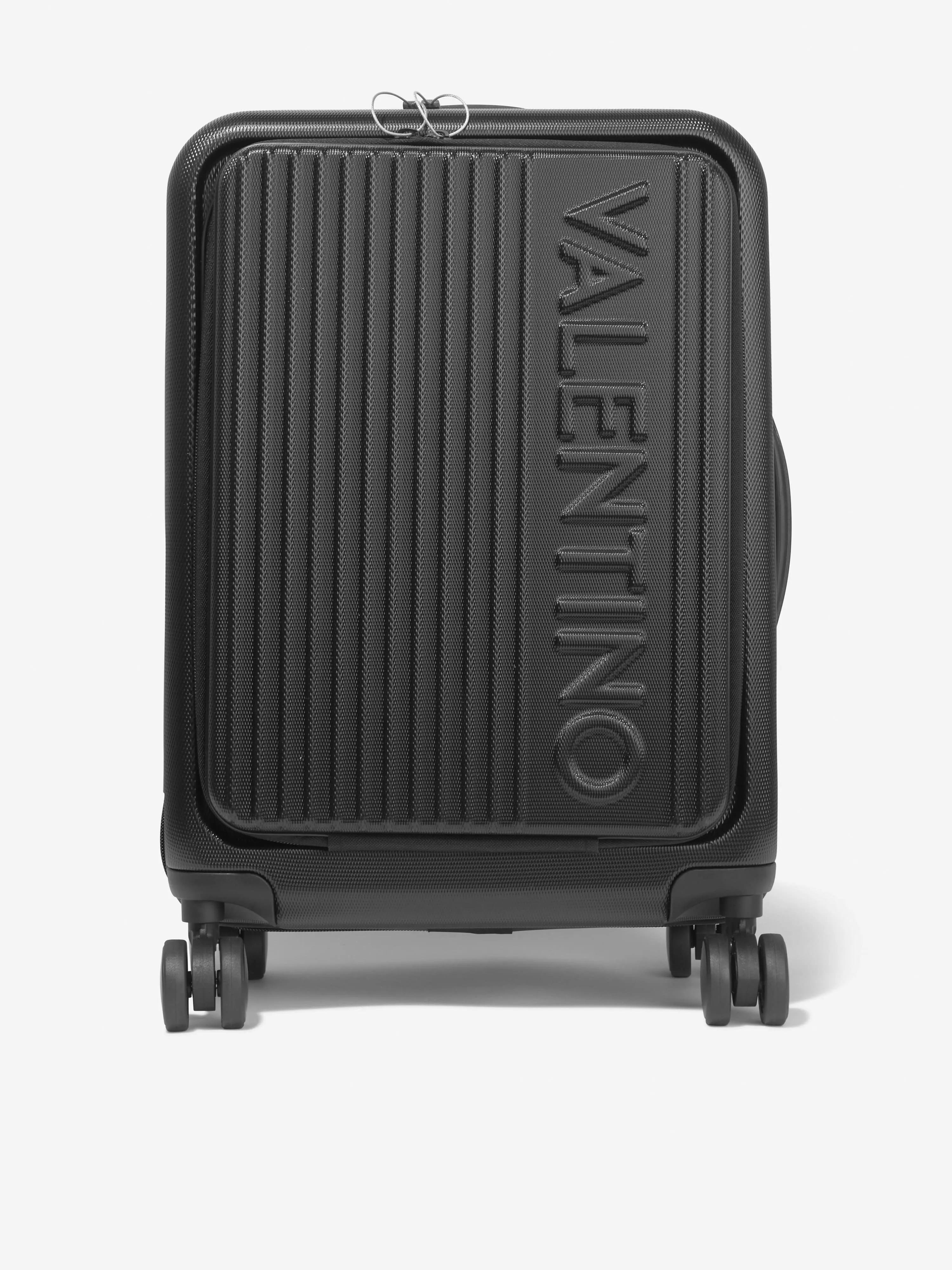 Valentino Kids Explorer Small Size Carry On Suitcase in Black (50cm)