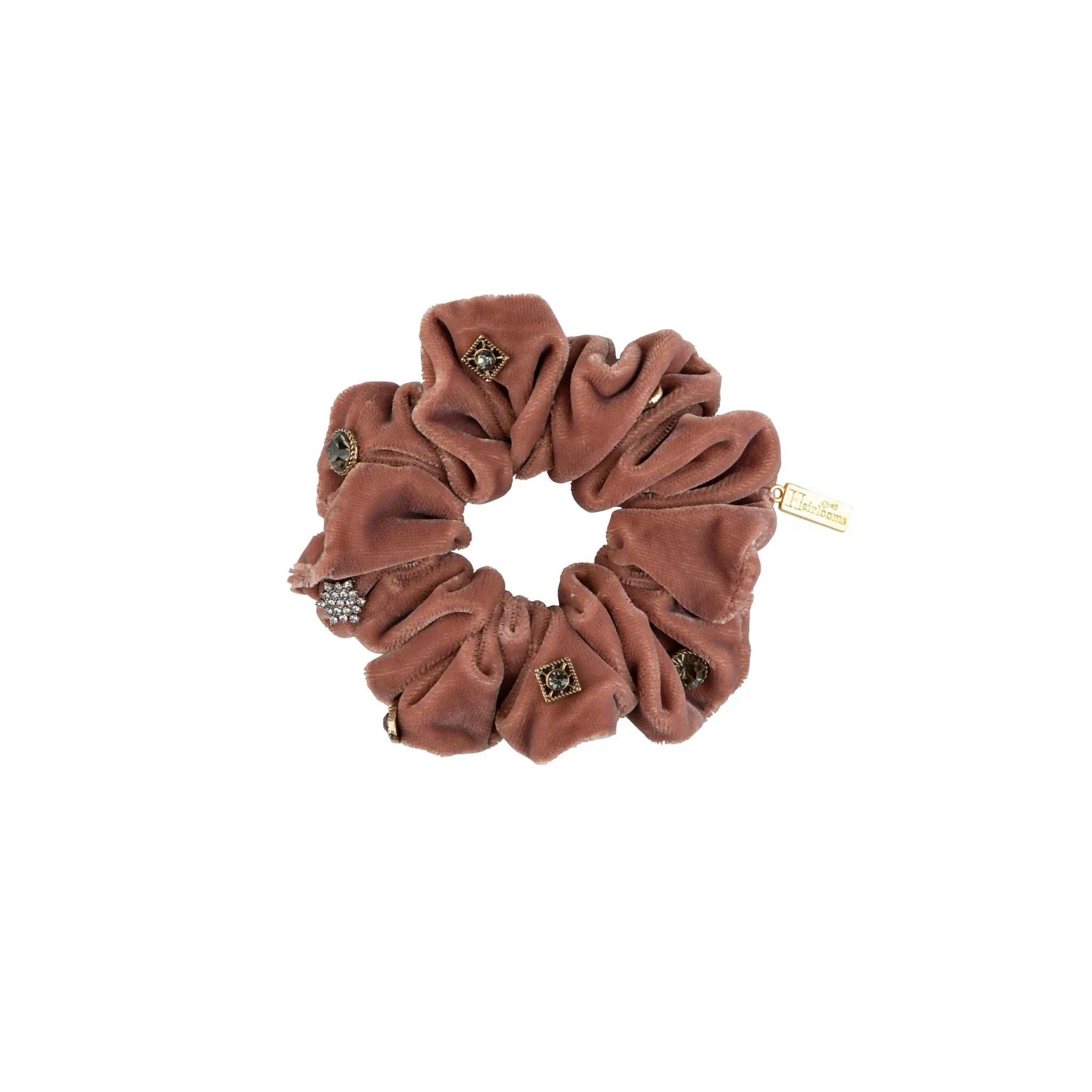 Vintage Stone Scrunchie