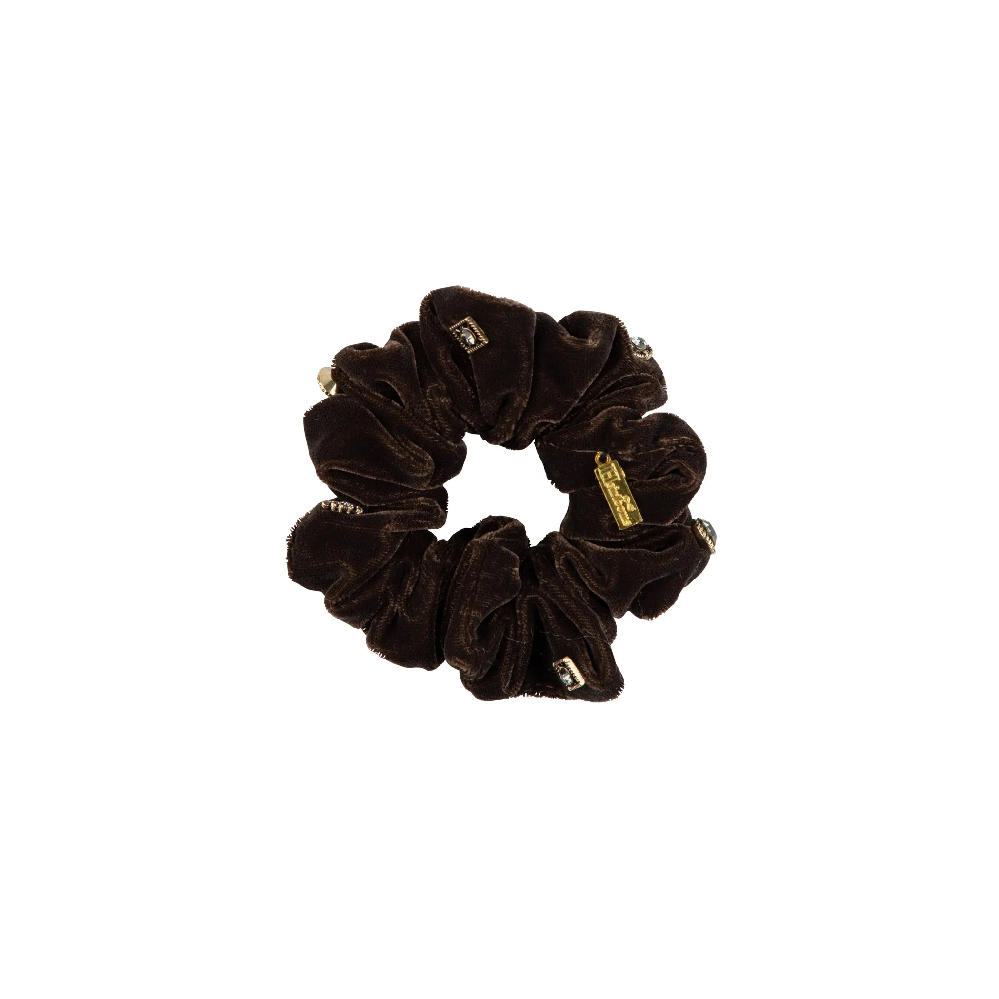 Vintage Stone Scrunchie