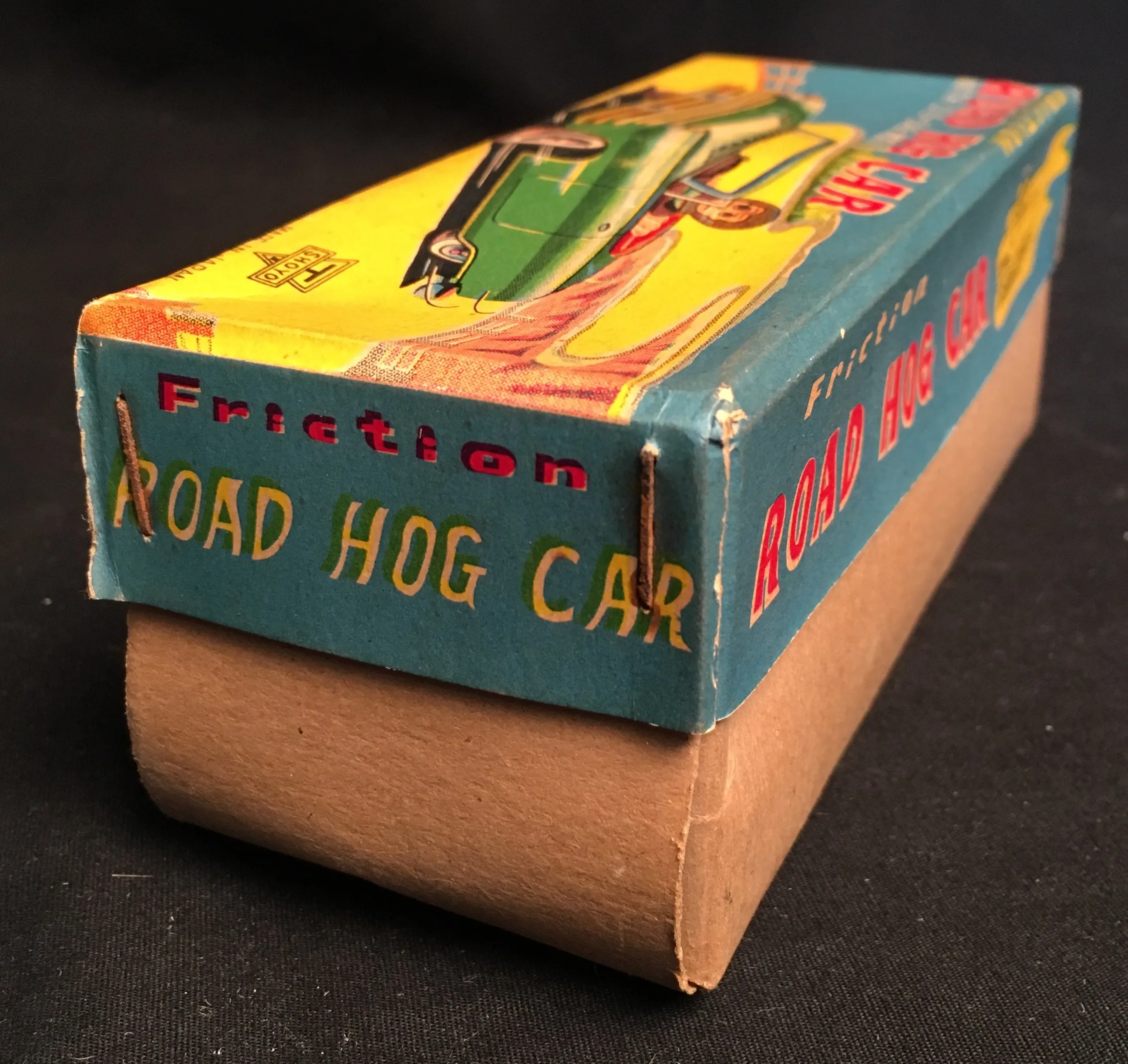 Vintage Tin Friction Road Hog Car