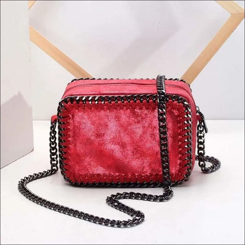 Womens Fashion Cross body Braided Woven Carmera Bag