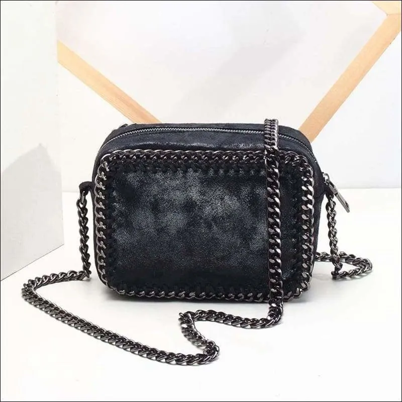 Womens Fashion Cross body Braided Woven Carmera Bag