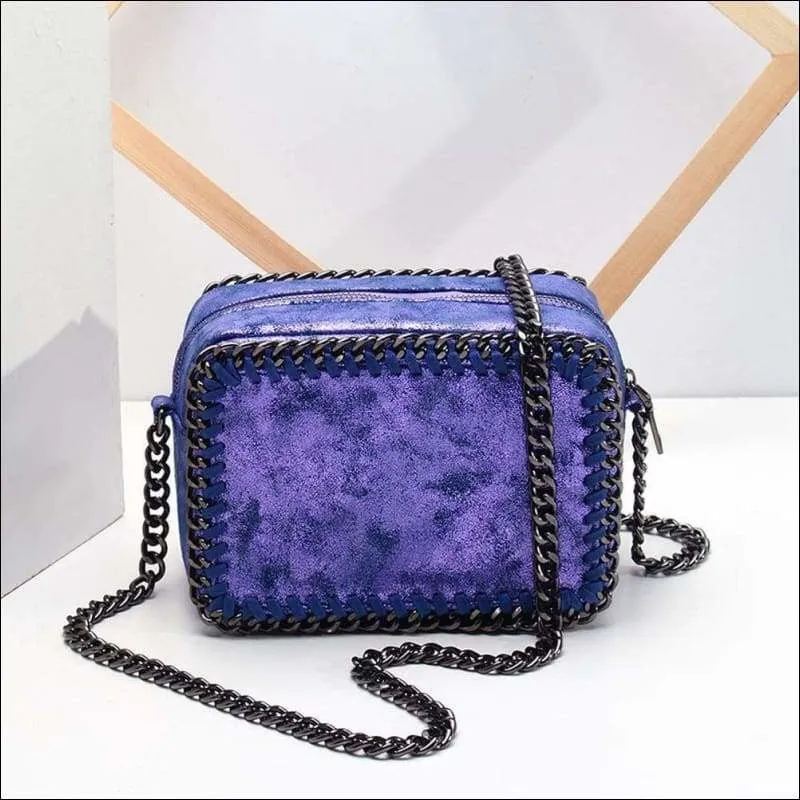 Womens Fashion Cross body Braided Woven Carmera Bag