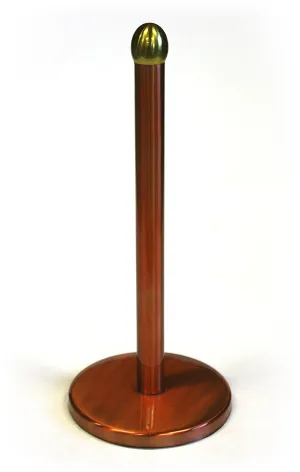 Zuccor Copper Plated Paper Towel Pole - 13.75"