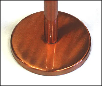 Zuccor Copper Plated Paper Towel Pole - 13.75"